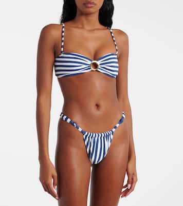 Top de bikini Diane a rayas | Bananhot