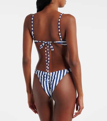 Top de bikini Diane a rayas | Bananhot