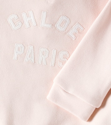 Baby - Felpa in cotone con logo | Chloé Kids
