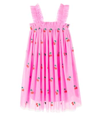 Besticktes Kleid aus Tüll | Stella McCartney Kids