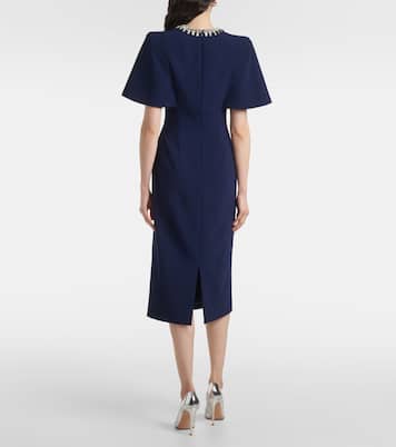 Thalia水晶缀饰中长连衣裙 | Jenny Packham