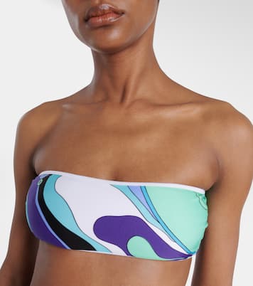 Haut de bikini Orchidee imprimé | Pucci