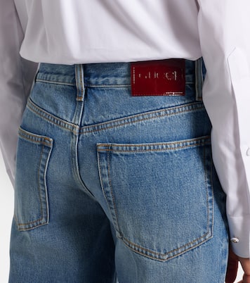 Jeans regular a vita alta | Gucci
