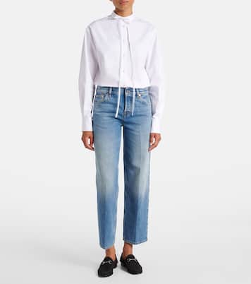 Jeans regular a vita alta | Gucci