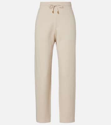 Pantalones tapered Viera en mezcla de algodón y seda | Loro Piana