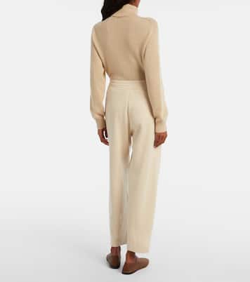 Pantalones tapered Viera en mezcla de algodón y seda | Loro Piana