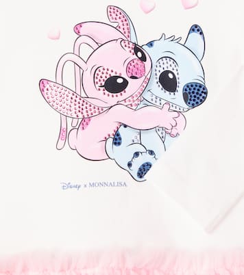 X Disney® Kleid Stitch mit Kristallen | Monnalisa