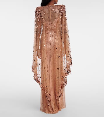 Blaize caped embellished gown | Jenny Packham