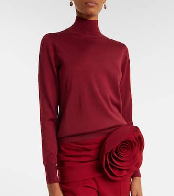 Pullover aus Schurwolle und Seide | Carolina Herrera