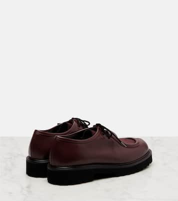 Track leather and suede loafers | Max Mara