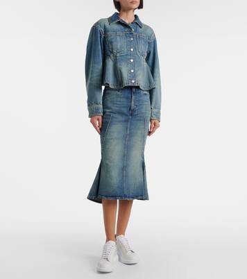 Oversized leather sneakers | McQueen