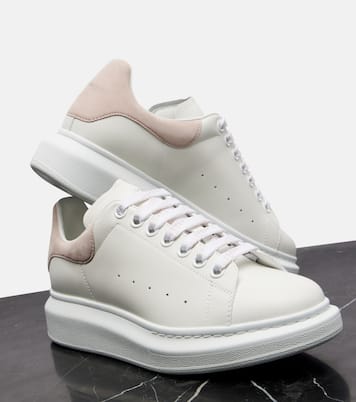 Oversized leather sneakers | McQueen