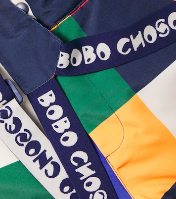 Multicolor Tiles ski salopettes | Bobo Choses