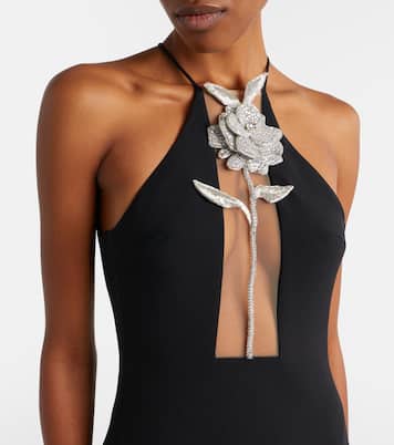 Embellished halterneck gown | David Koma