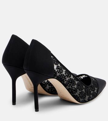 Capcour 90 lace pumps | Manolo Blahnik