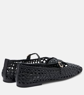 Bailarinas Mary Jane Paris de piel trenzada | Souliers Martinez