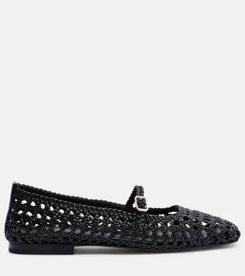 Bailarinas Mary Jane Paris de piel trenzada | Souliers Martinez