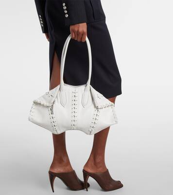 Manta Medium leather shoulder bag | McQueen