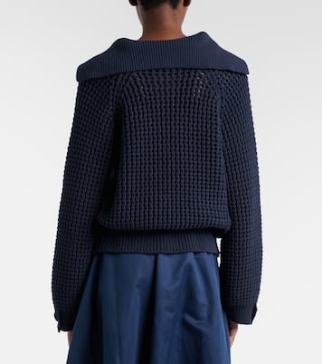 بلوفر بولو من القطن المخلوط | Brunello Cucinelli