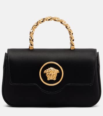 La Medusa Mini satin top-handle bag | Versace