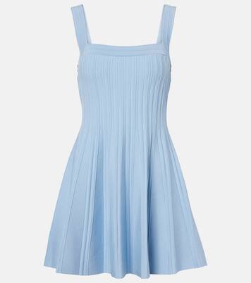 Indie ribbed-knit minidress | Simkhai