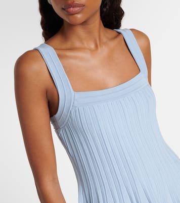 Indie ribbed-knit minidress | Simkhai