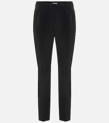 Silk-blend cropped pants | Brunello Cucinelli