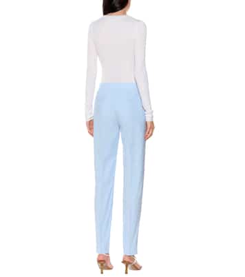 Isabel mid-rise slim corduroy pants | Gabriela Hearst