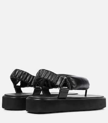 Sandalen aus Leder | Miu Miu