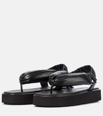 Sandalen aus Leder | Miu Miu