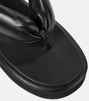 Sandalen aus Leder | Miu Miu