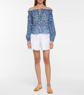 Clara floral blouse | Poupette St Barth