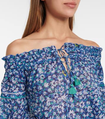 Clara floral blouse | Poupette St Barth