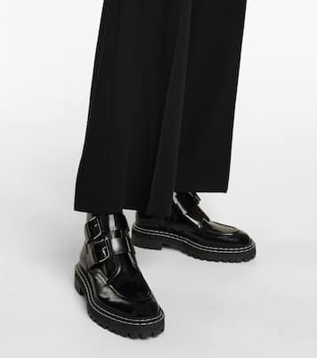 Bottines motardes en cuir | Proenza Schouler