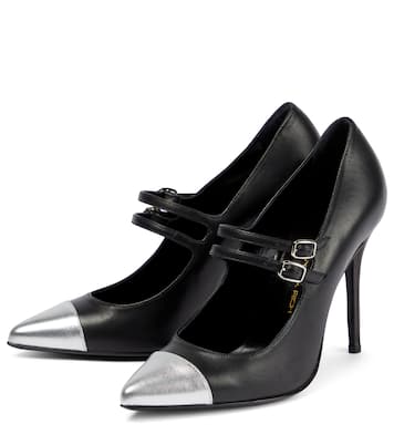 Pumps aus Leder | Alessandra Rich