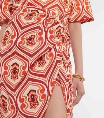 Falda midi de tiro alto estampada | Etro