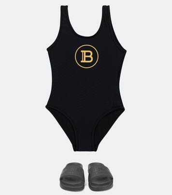 Bedruckter Badeanzug | Balmain Kids
