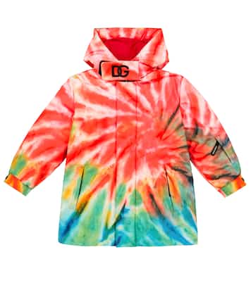 Printed nylon ski jacket | Dolce&Gabbana Kids