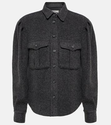 Florrie wool-blend felt shirt jacket | Marant Etoile