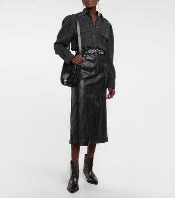 Florrie wool-blend felt shirt jacket | Marant Etoile