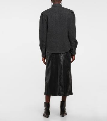 Florrie wool-blend felt shirt jacket | Marant Etoile