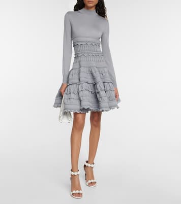 Miniabito Crinoline in lana vergine | Alaïa