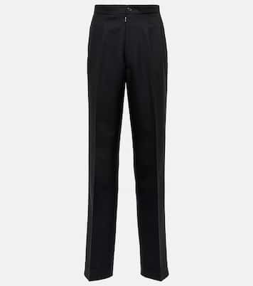 Pantalon tapered à taille haute en laine | Maison Margiela