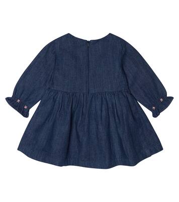 Bebé - vestido de chambray bordado | Tartine et Chocolat