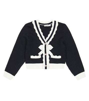 Cardigan en coton et laine | Self-Portrait Kids