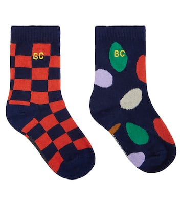 Set of 2 cotton-blend socks | Bobo Choses