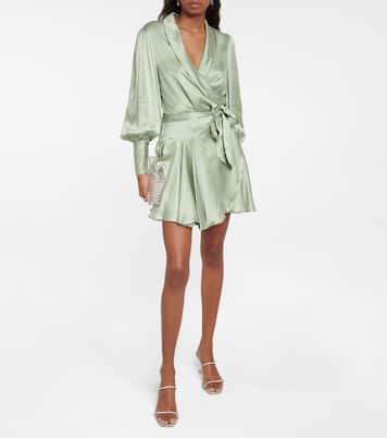 Minikleid aus Seidensatin | Zimmermann