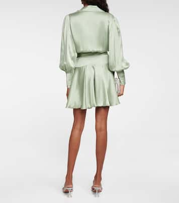 Minikleid aus Seidensatin | Zimmermann