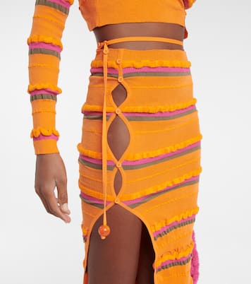 Falda midi La Jupe Maille Concha | Jacquemus