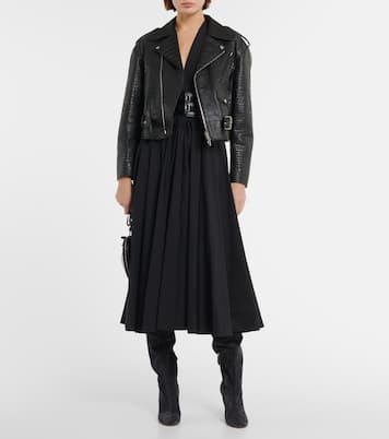 Fluide 90 suede boots | Alaïa
